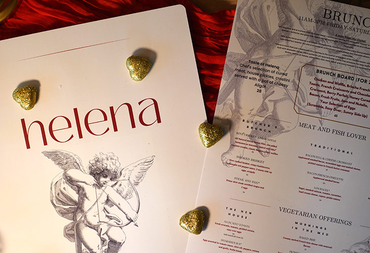 Helena Valentines Menu