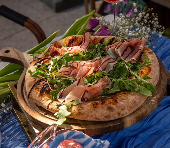 proscuito pizza helena modern riviera