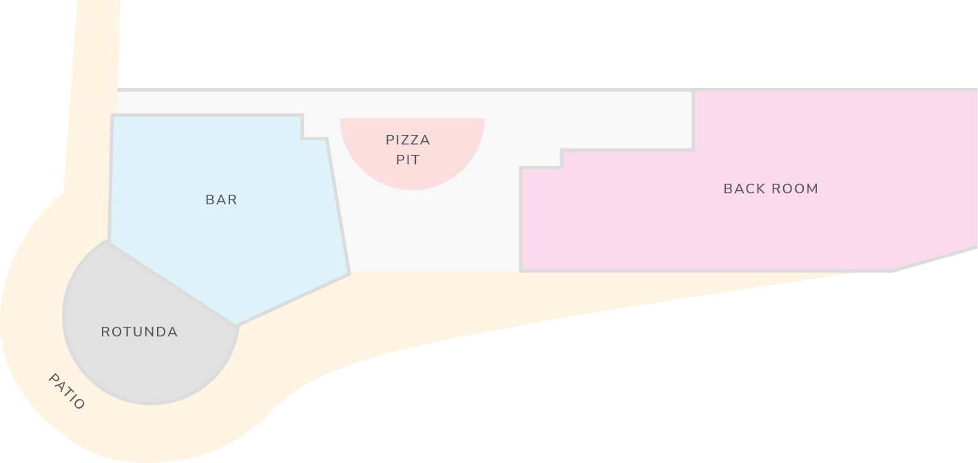 Helena Modern Riviera Venue Floor plan